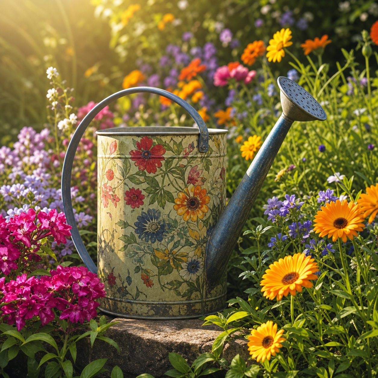 Preview for Community Garden Flowers Background