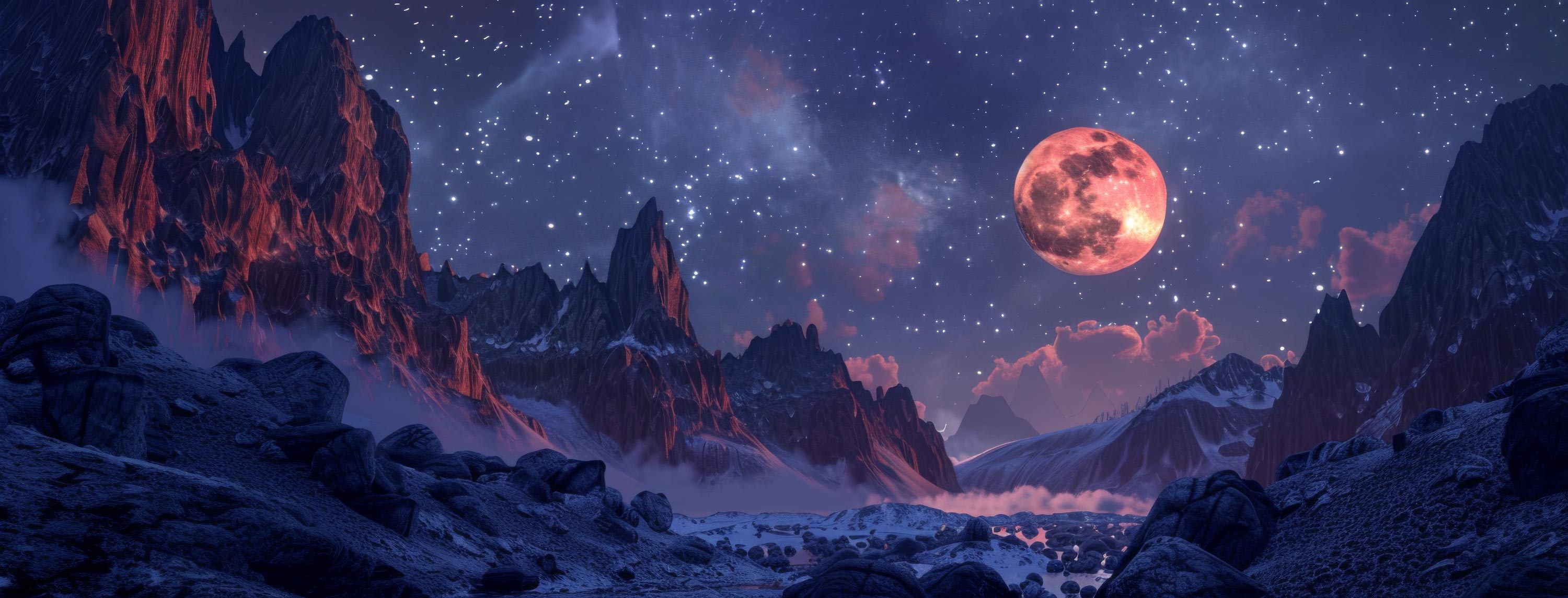Preview for Moonlit-mountain-landscape-astrophotography-cover-background-1f481