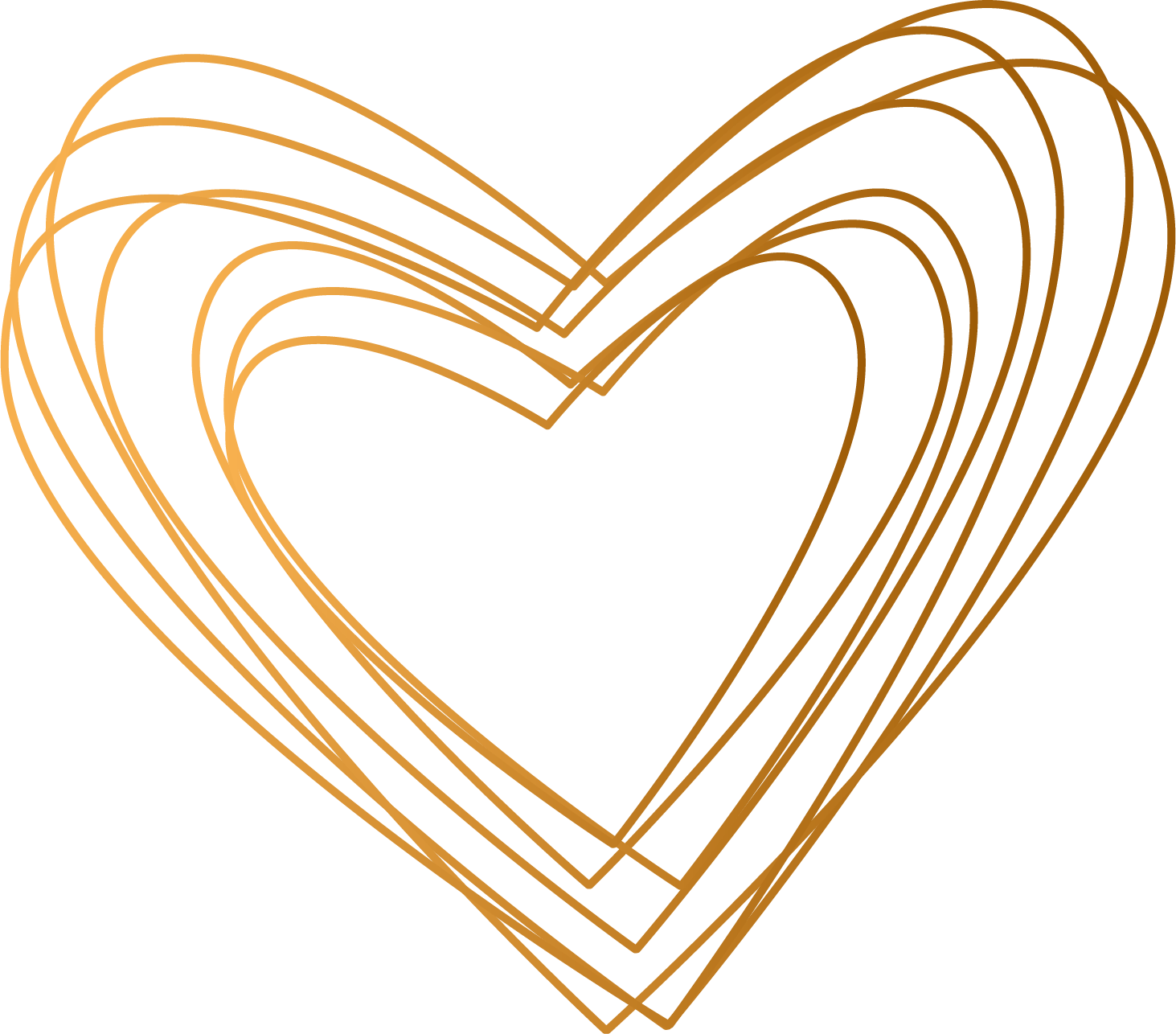 Preview for Golden-heart-illustration-classic-hearts-sticker-43491