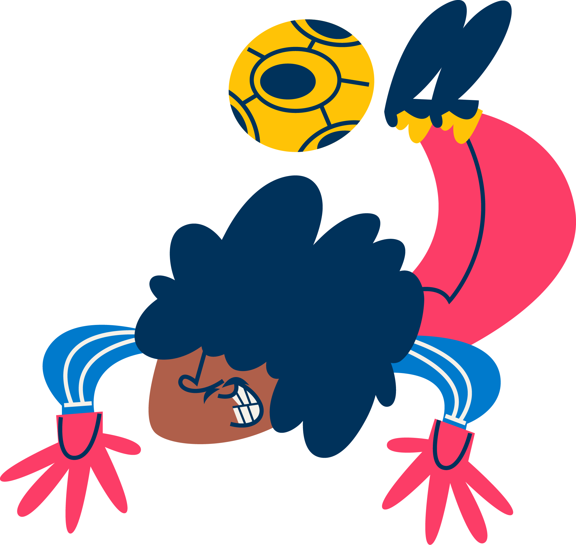 Preview for Cartoon-character-soccer-handstand-sticker-5f137