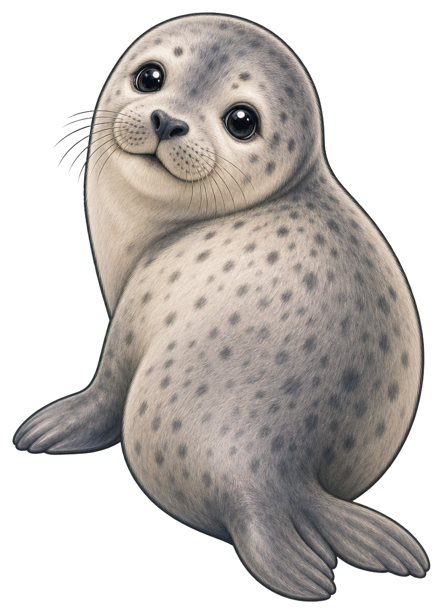 Preview for Peeking Seal Sticker