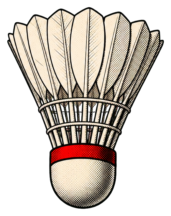 Preview for Retro Shuttlecock Sticker
