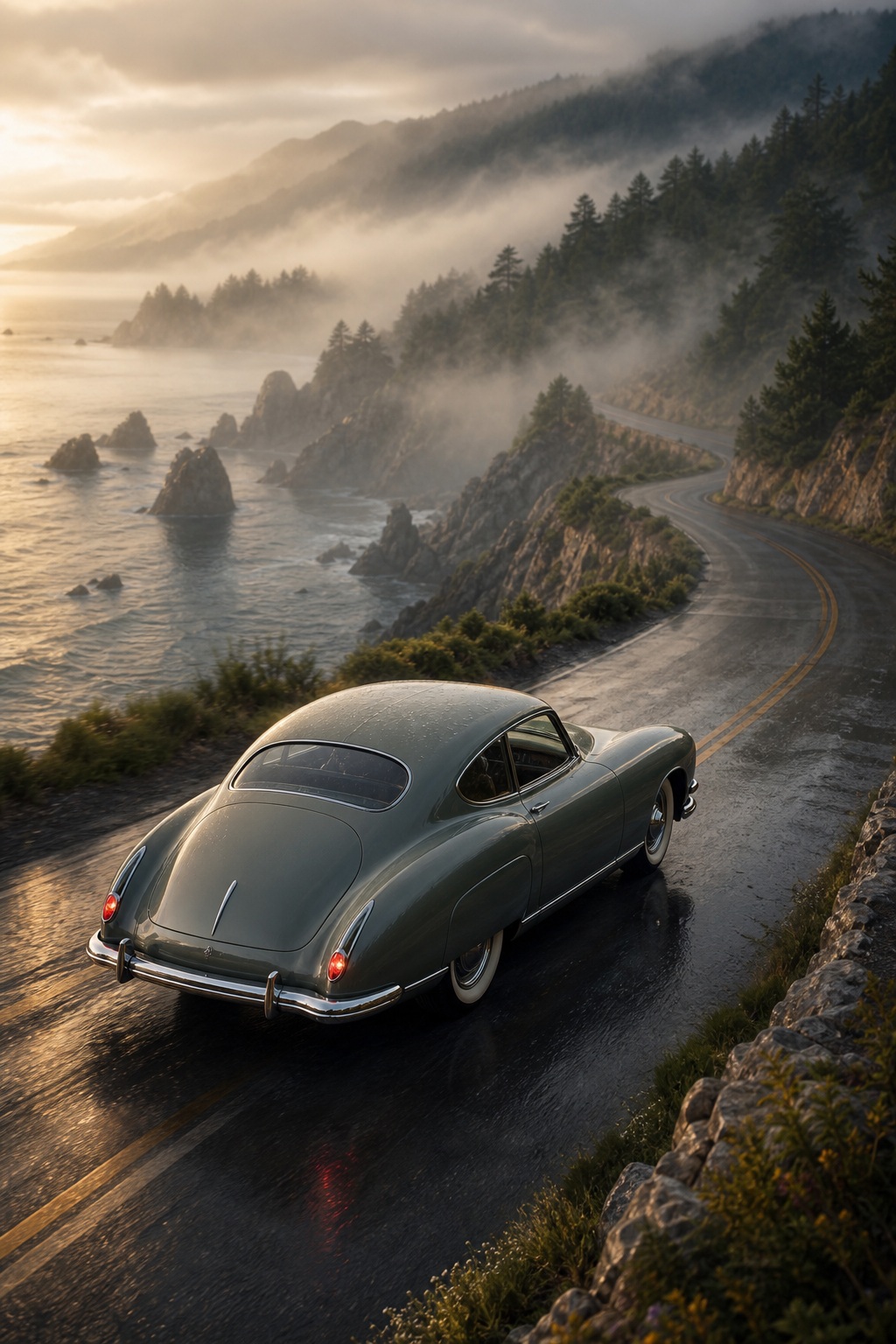 Preview for Classic Car Mist Background