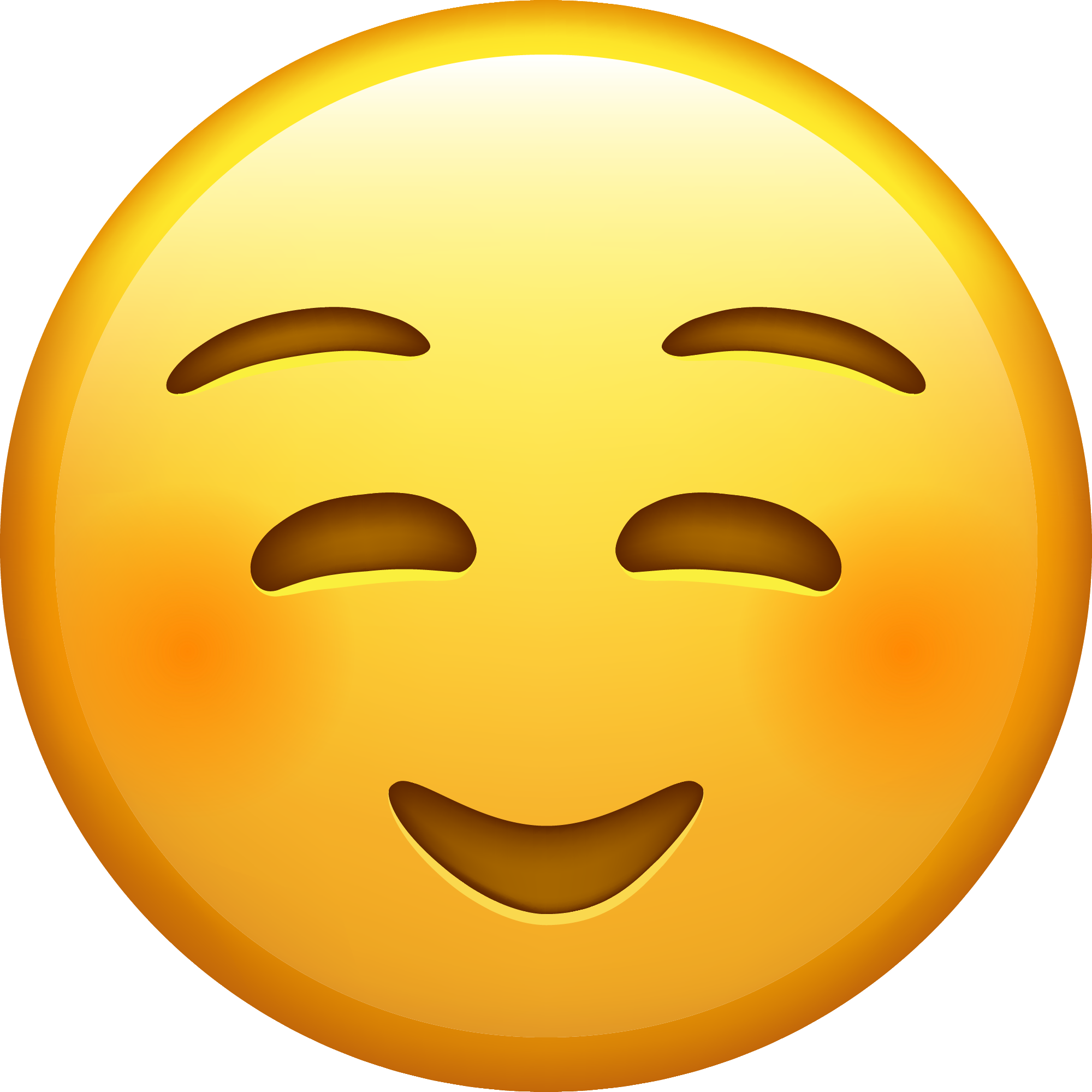 Preview for Relaxed-smiling-face-emoji-emoji-classic-sticker-91cf4