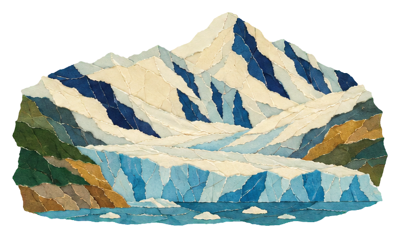 Preview for Torn Paper Landscapes Glacier