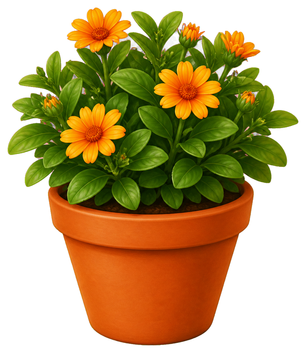 Preview for Potted Flower Garden Sticker