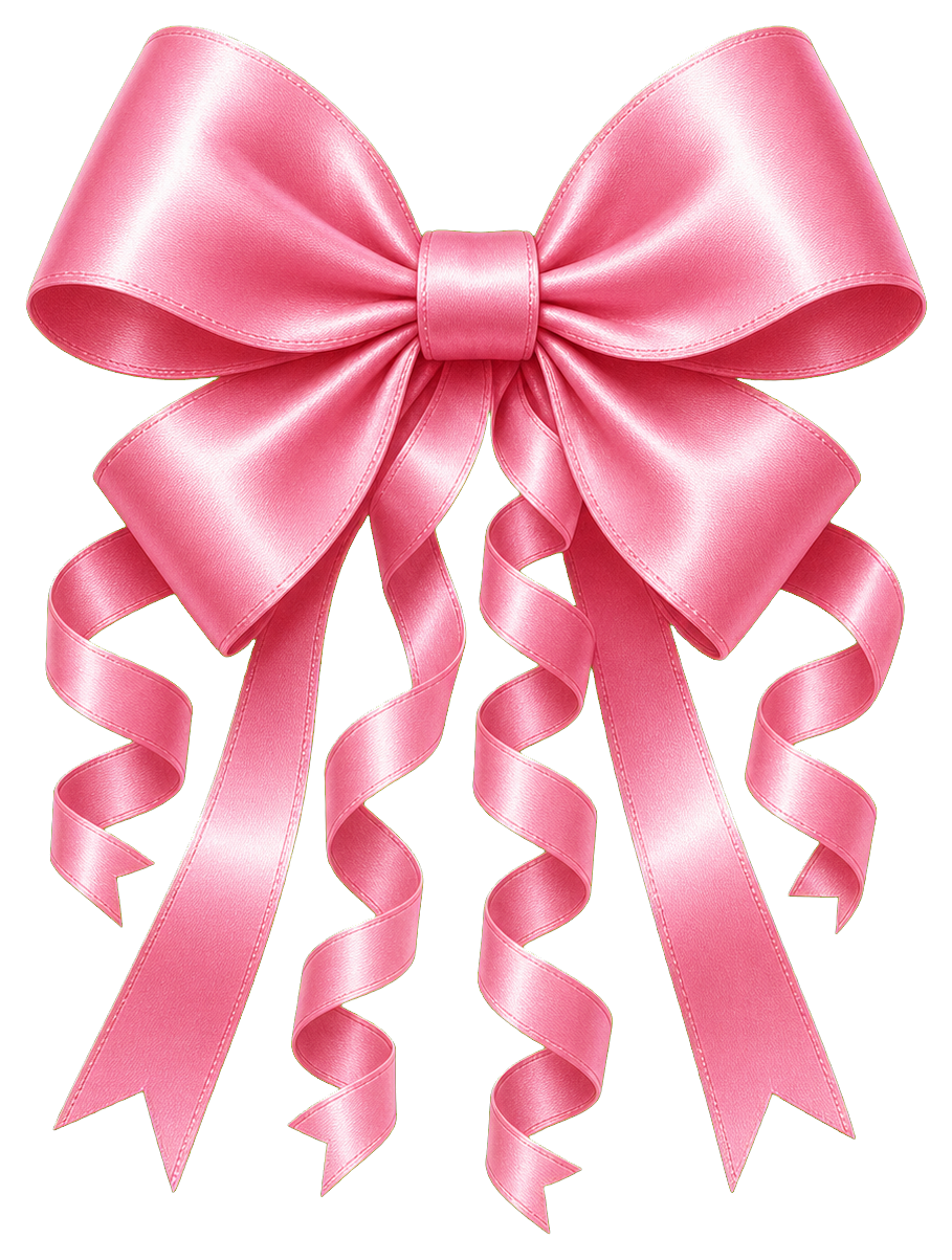 Preview for Pink Ribbon Bow Sticker