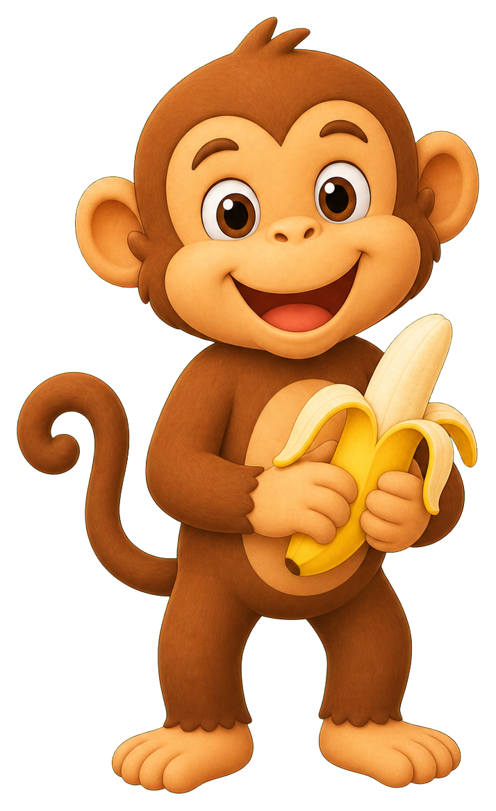 Preview for Banana Monkey Sticker