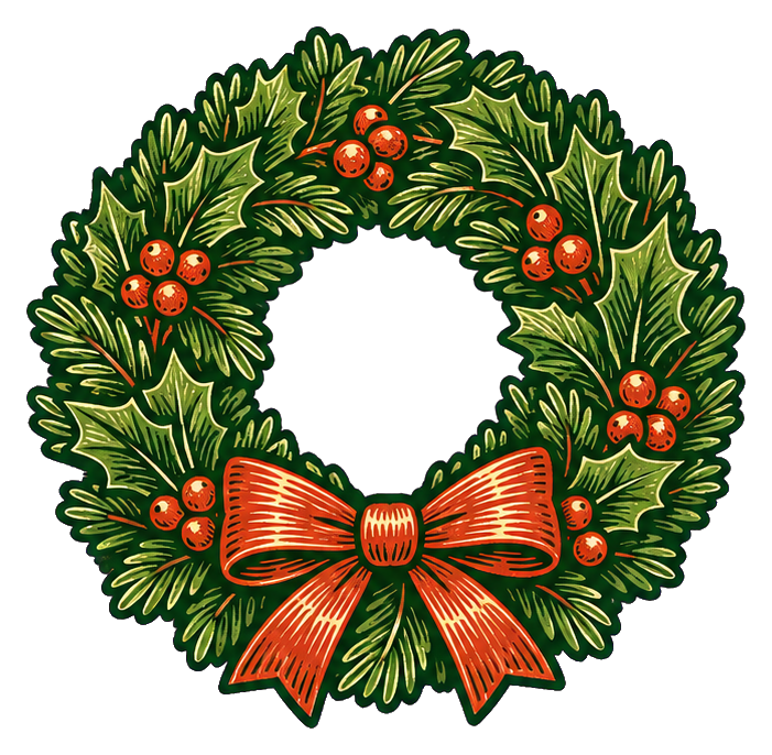 Preview for Classic Holly Wreath