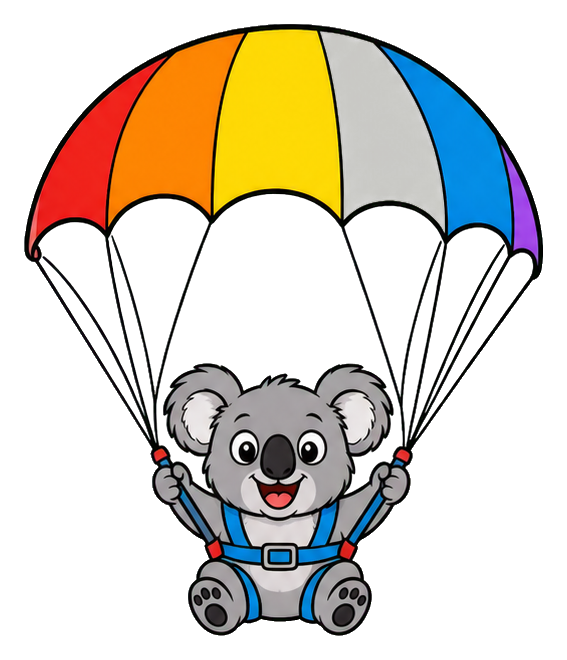 Preview for Koala Parachute Sticker