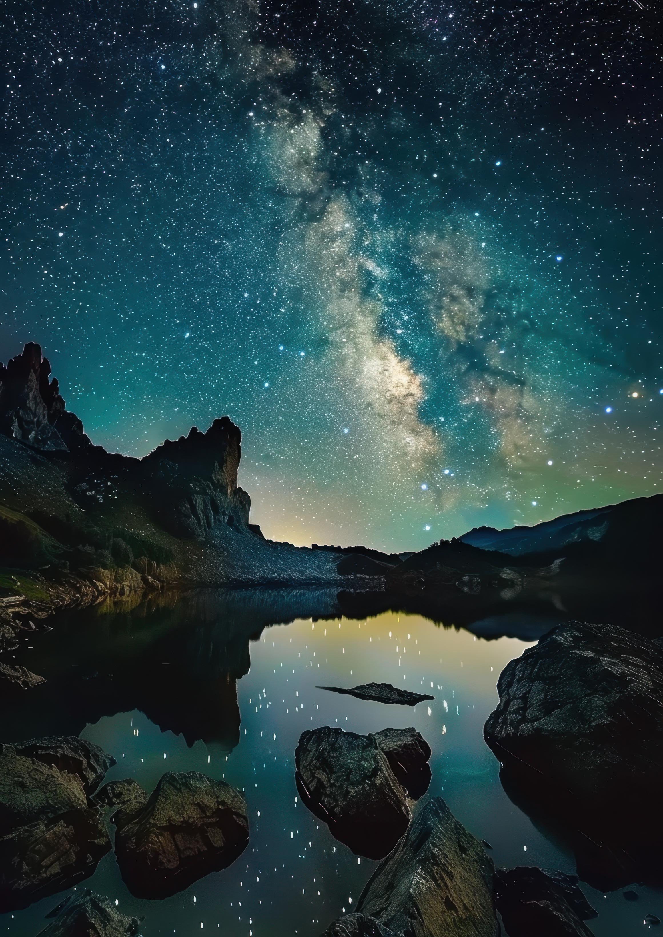 Preview for Milky-way-lake-reflection-astrophotography-photo-background-c99a0