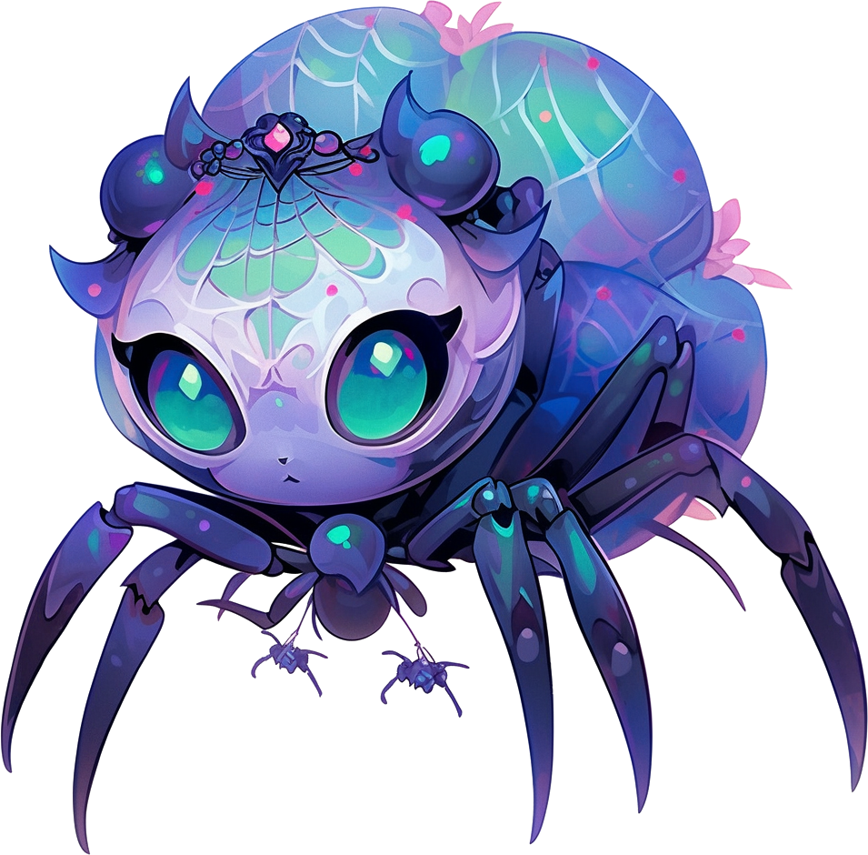 Preview for Whimsical-spider-illustration-spiders-sticker-8e5fc