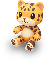 Preview for Cute-cartoon-leopard-animal-sticker-ea36e