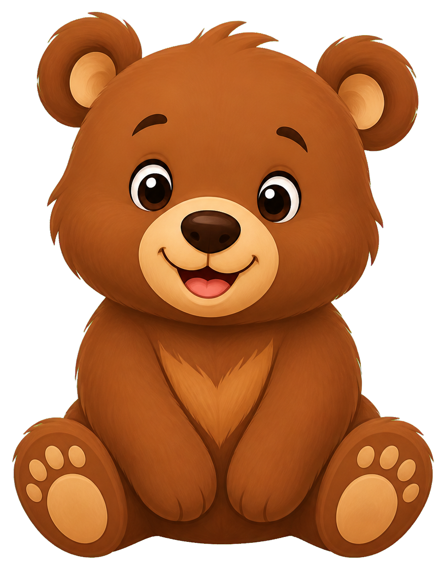Preview for Sitting Bear Smile Sticker