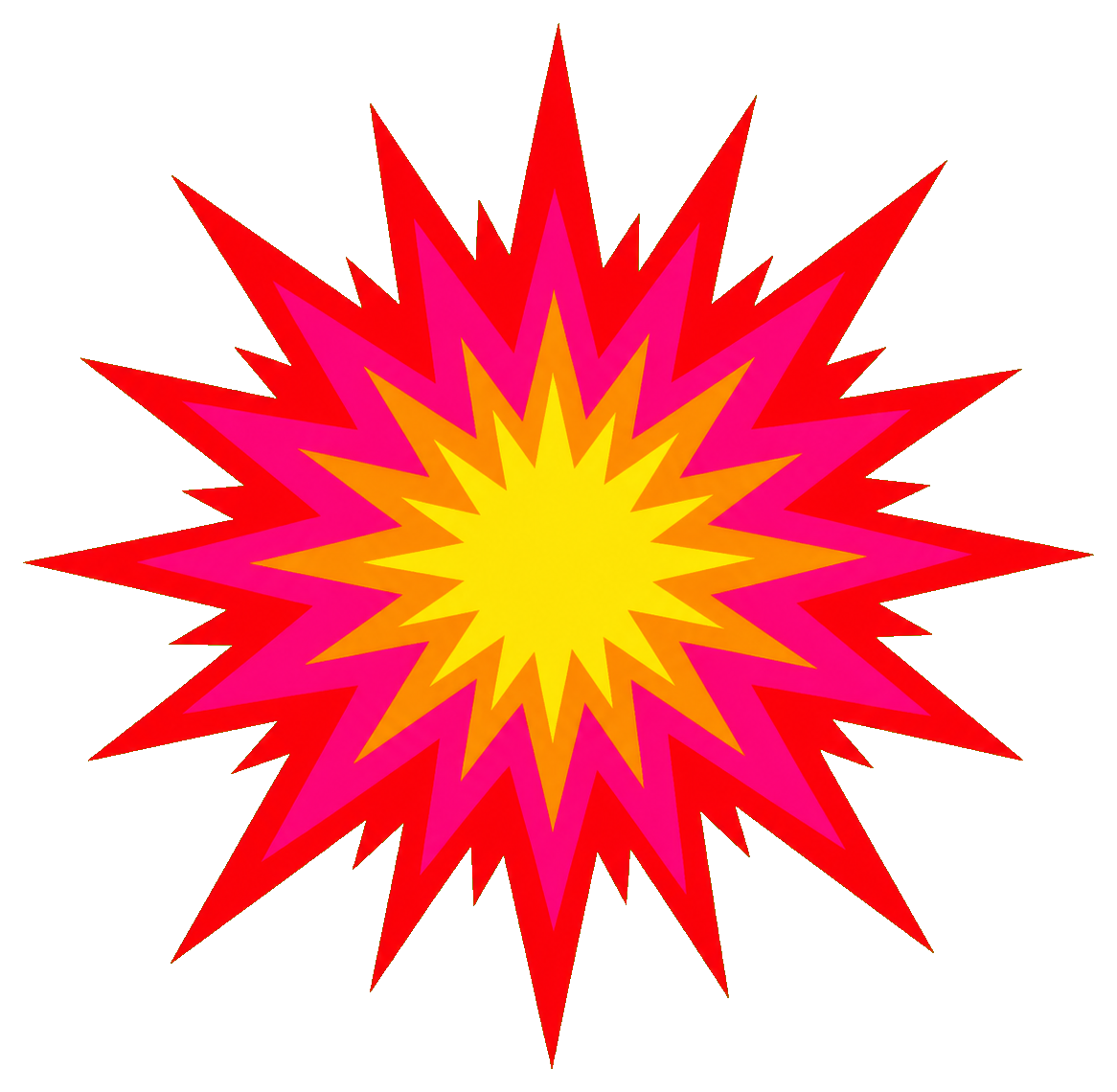 Preview for Starburst Explosion Sticker Graphic