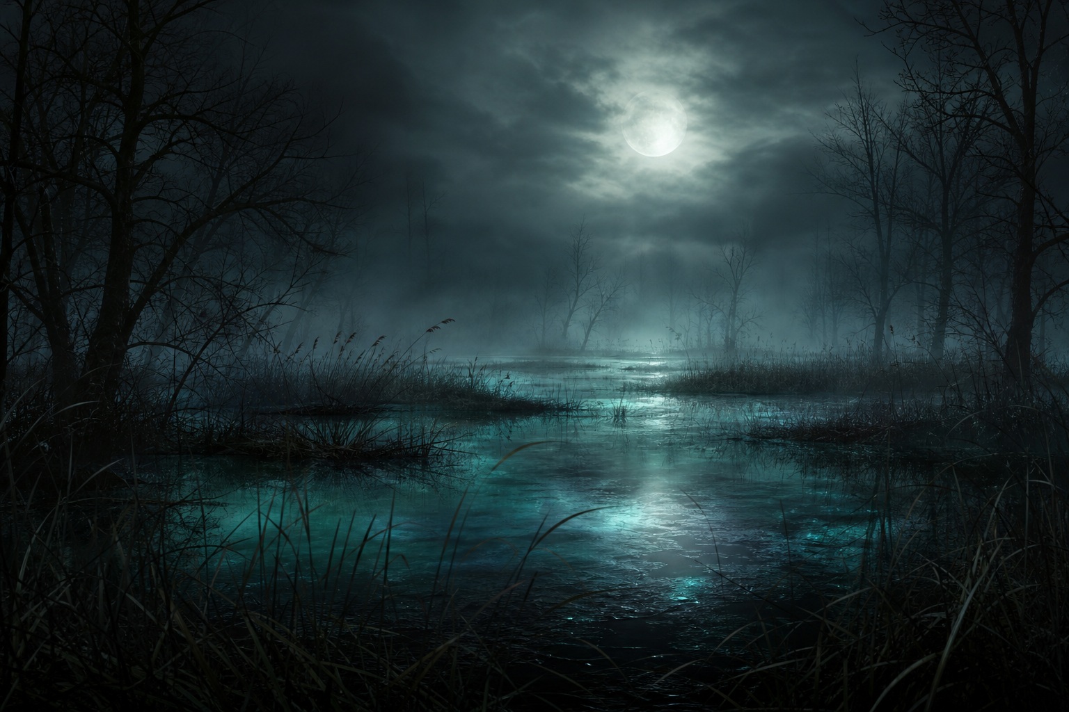 Preview for Moody Dark Fantasy Fen Background