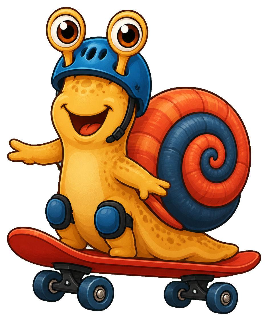 Preview for Skateboard Snail Sticker