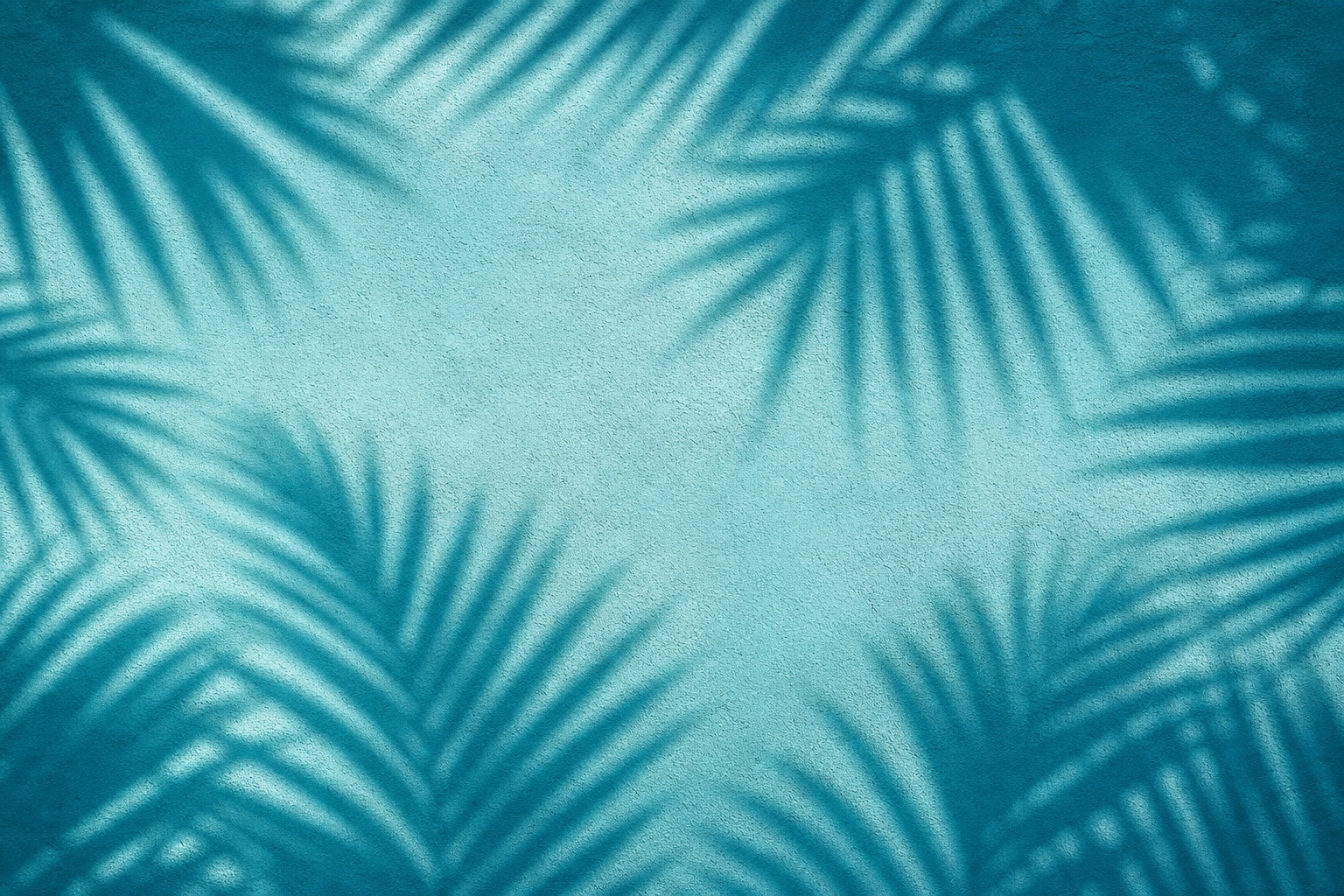 Preview for Aqua Blue Palm Shadow Background