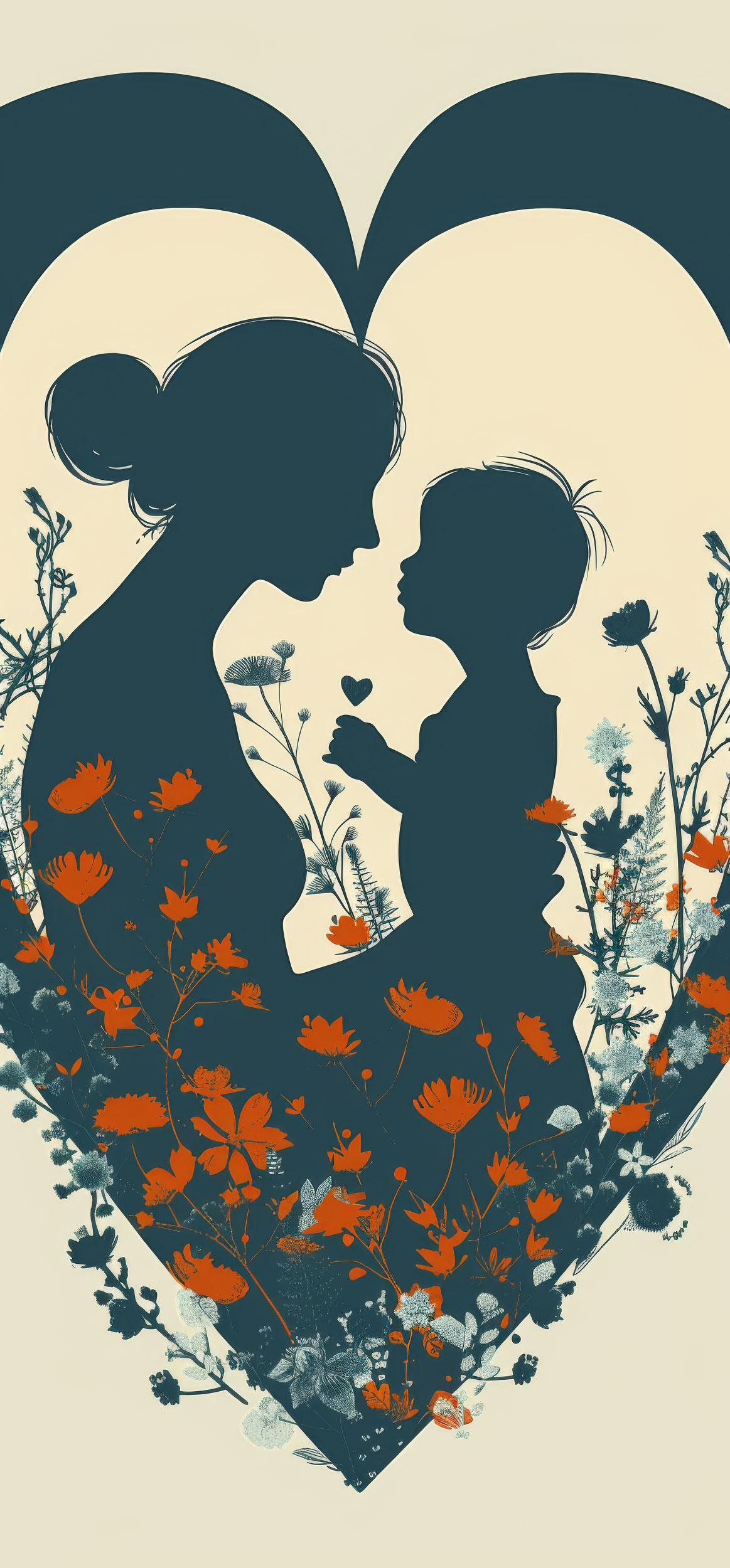 Preview for Mother-child-silhouette-art-mothers-day-background-08001