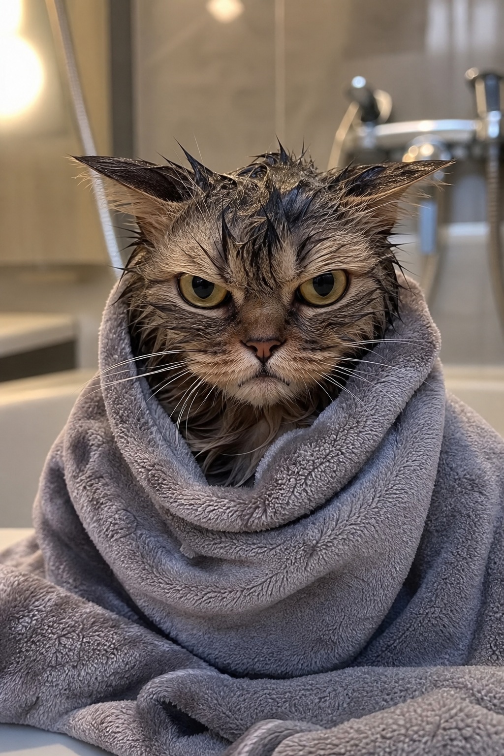Preview for Wet Cat Bath Reaction Background