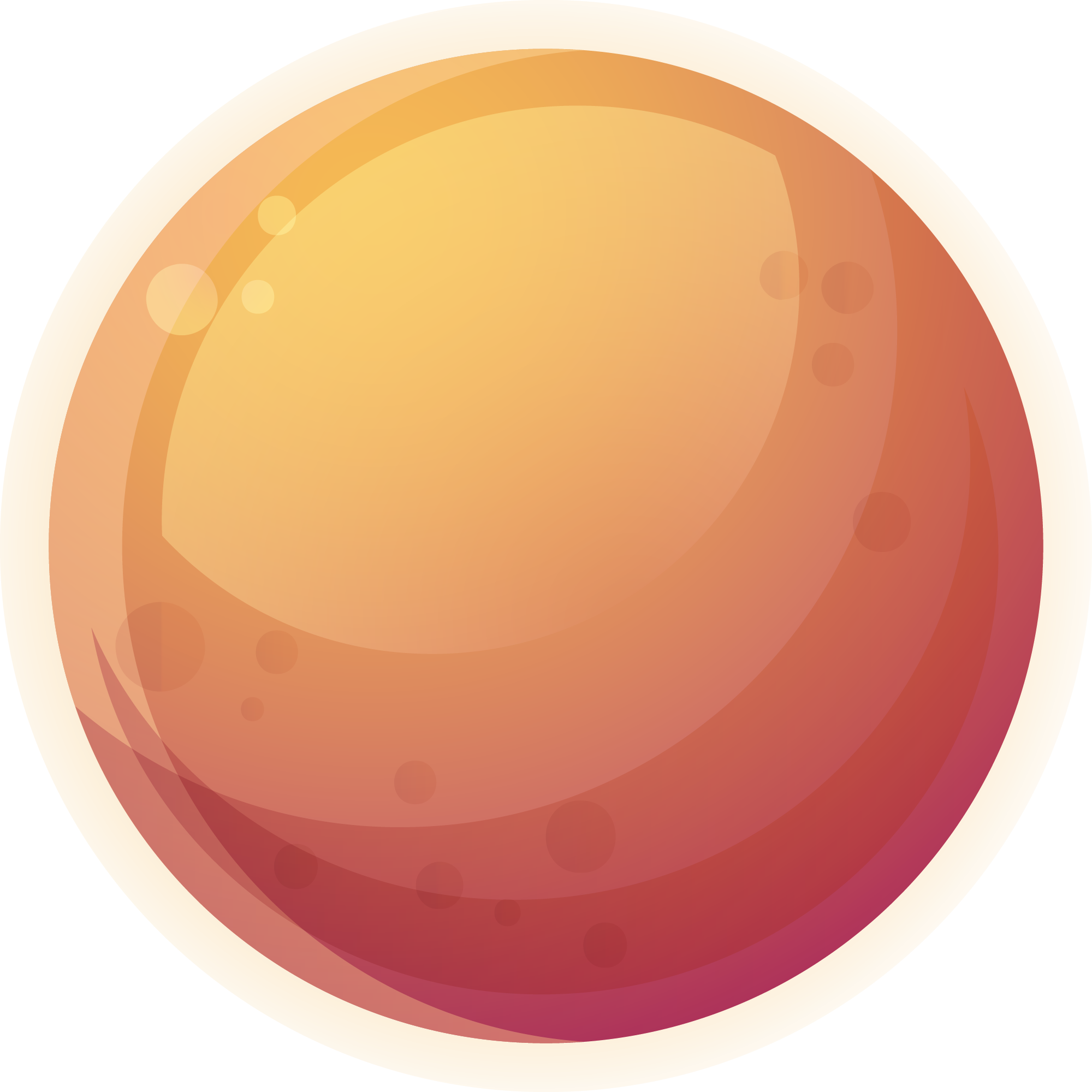 Preview for Vibrant-gradient-sphere-illustration-spooky-sticker-b101c