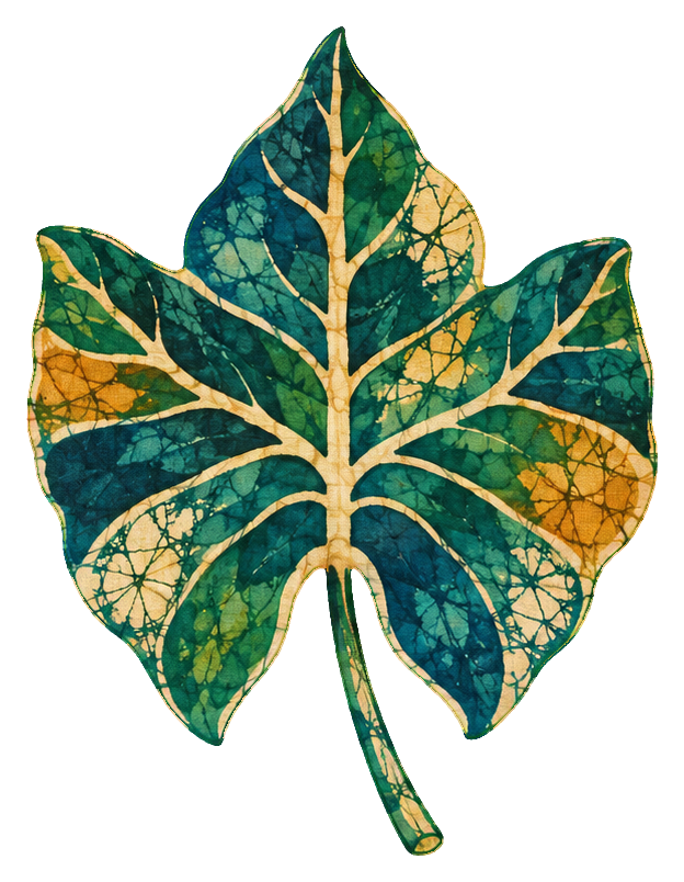 Preview for Batik Tropical Leaves Alocasia