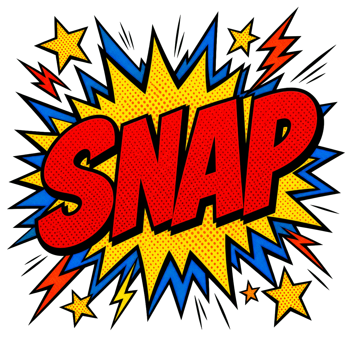 Preview for Snap Burst Comic Sticker
