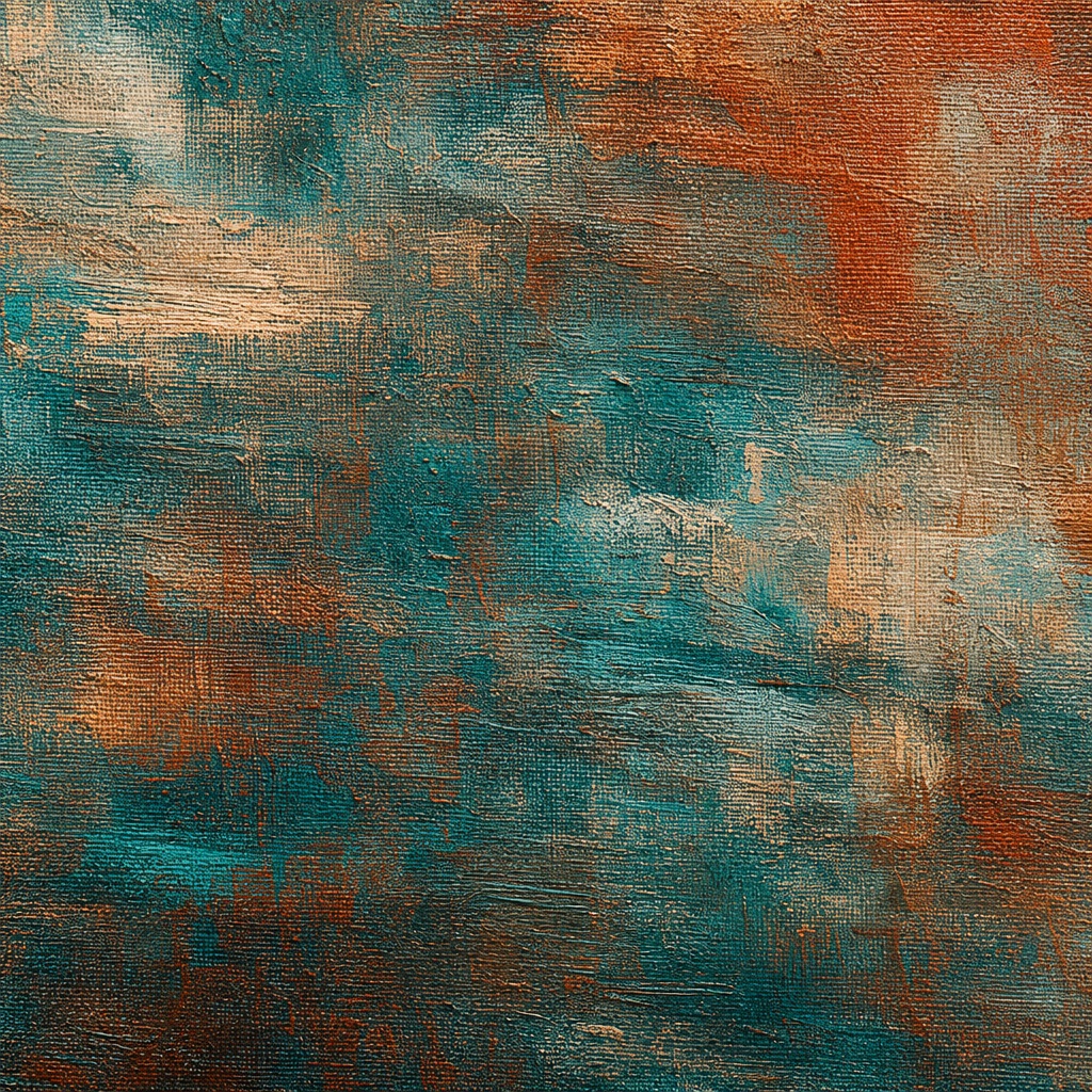 Preview for Teal Rust Dry Brush Background