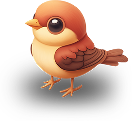 Preview for Cartoon-brown-bird-illustration-animal-sticker-bf5d2