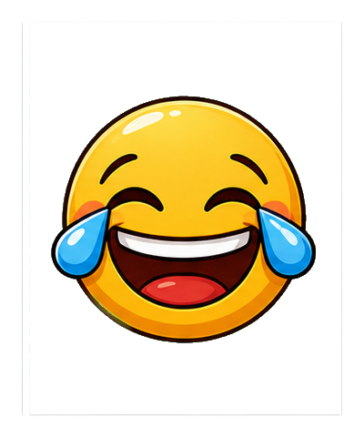 Preview for Happy Tears Face Sticker