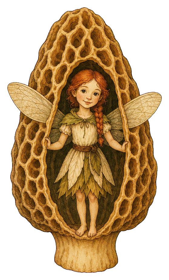 Preview for Morel Window Fairy Sticker