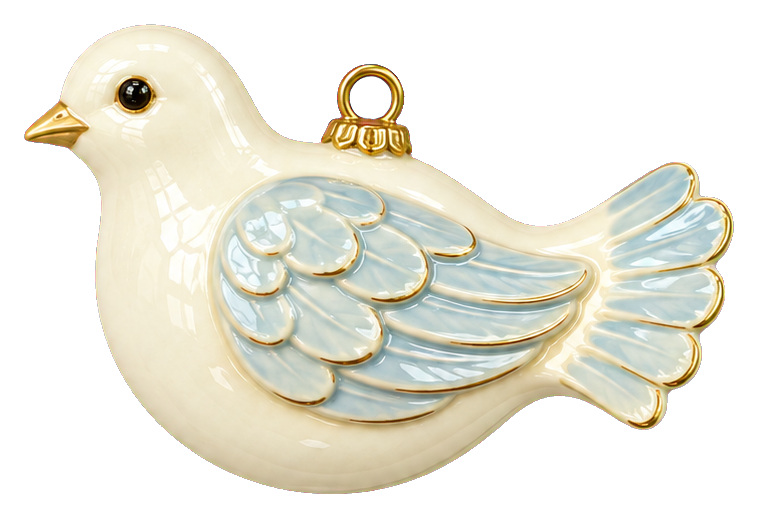 Preview for Ceramic Dove Christmas Ornament