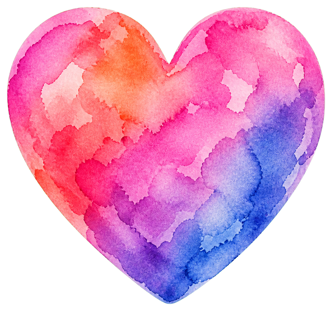 Preview for Watercolor Heart Sticker