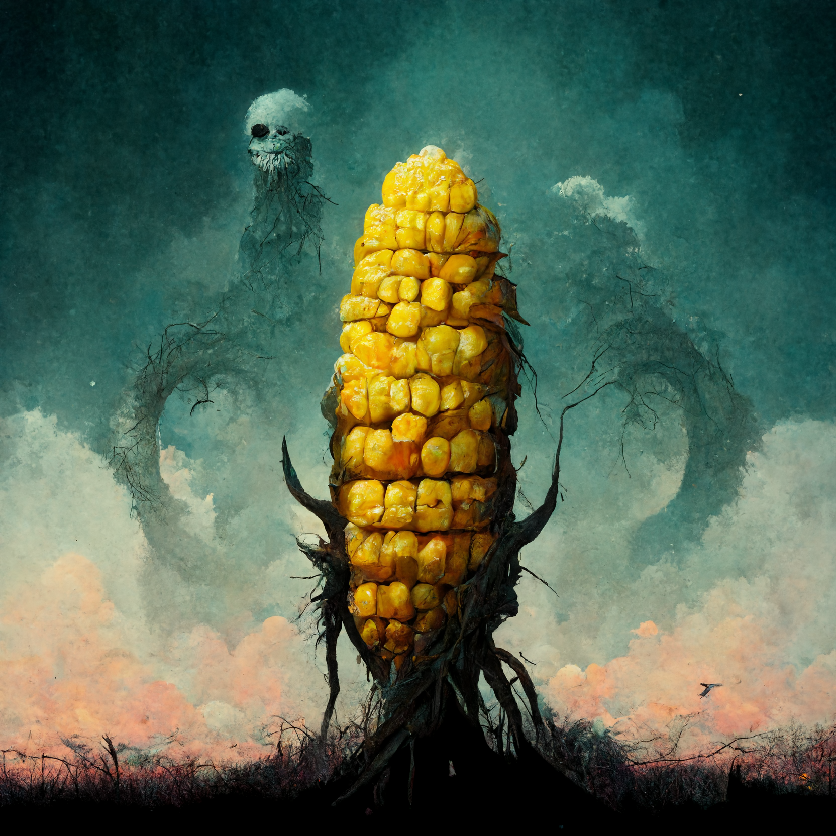 Preview for Surreal-corn-landscape-art-ai-images-background-66552