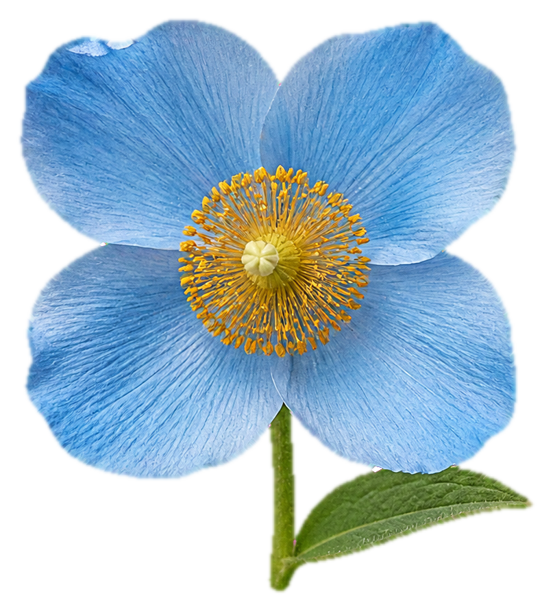 Preview for Himalayan Blue Poppy Sticker