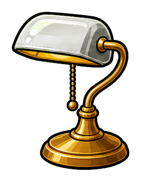 Preview for Desk Lamp Sticker For Study And Reading Designs
