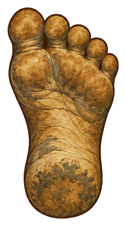 Preview for Cryptid Bigfoot Footprint
