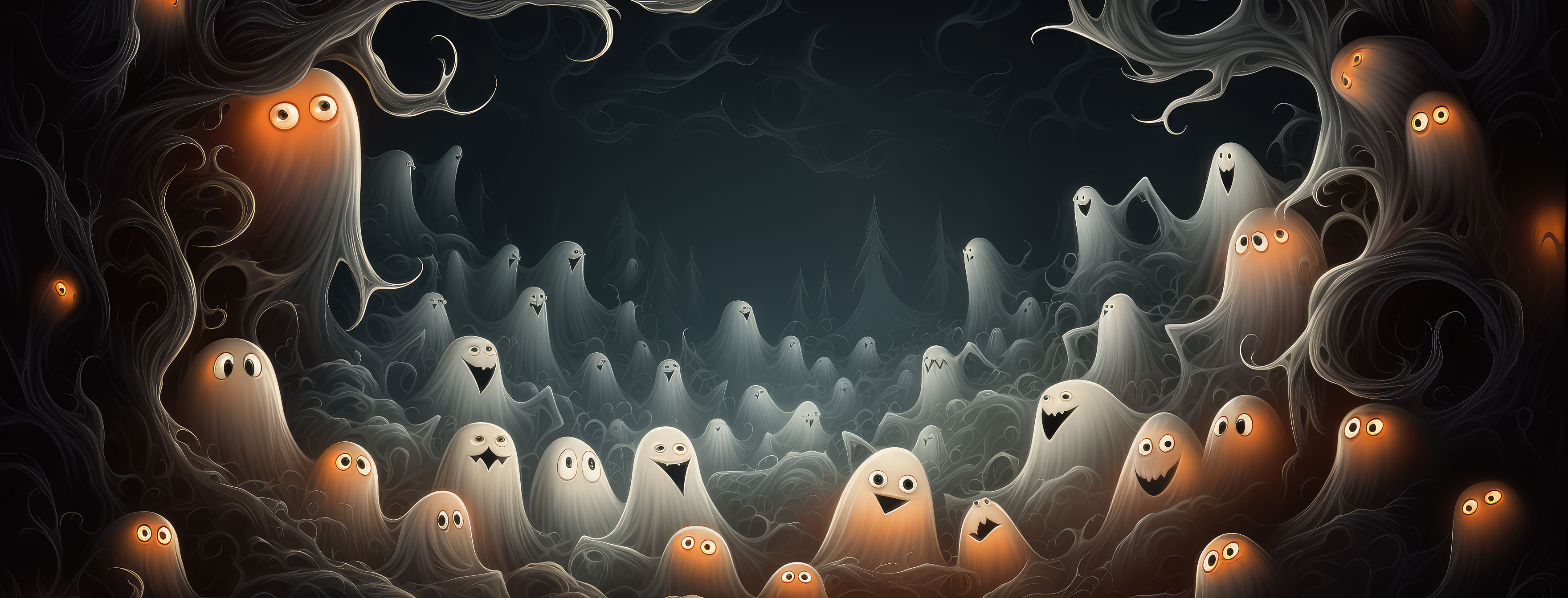 Preview for Spooky-ghostly-scene-illustration-halloween-cover-background-30b62