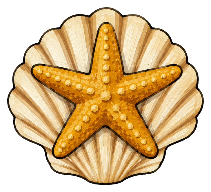 Preview for Coastal Lighthouse Starfish And Shell