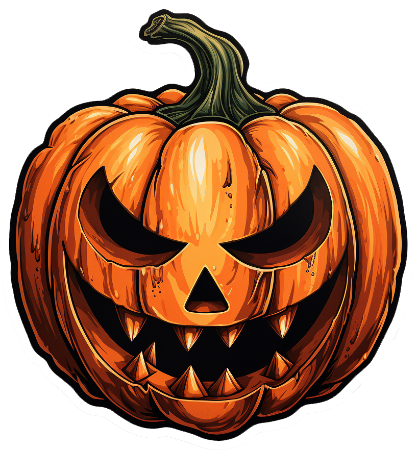 Preview for Halloween-jack-o-lantern-pumpkins-sticker-946ad