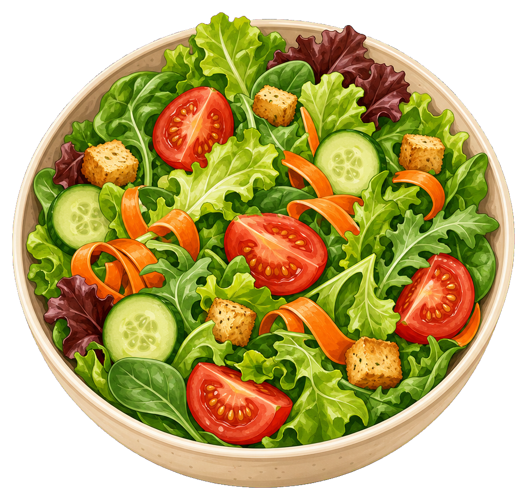 Preview for Salad Bowl Sticker For Food Designs