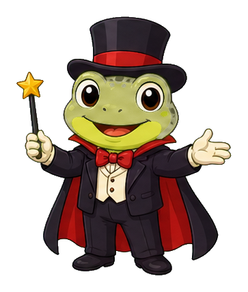 Preview for Magician Frog Sticker