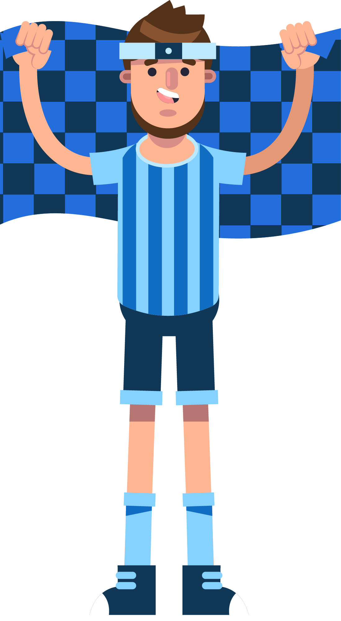 Preview for Soccer-player-celebration-sticker-b701c