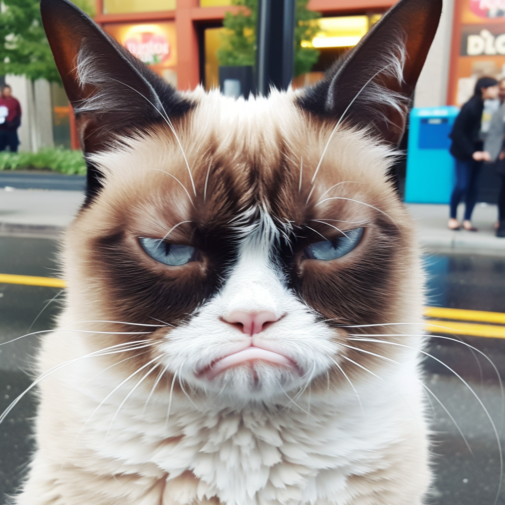 Preview for Grumpy-cat-on-street-cat-meme-background-d2a0d