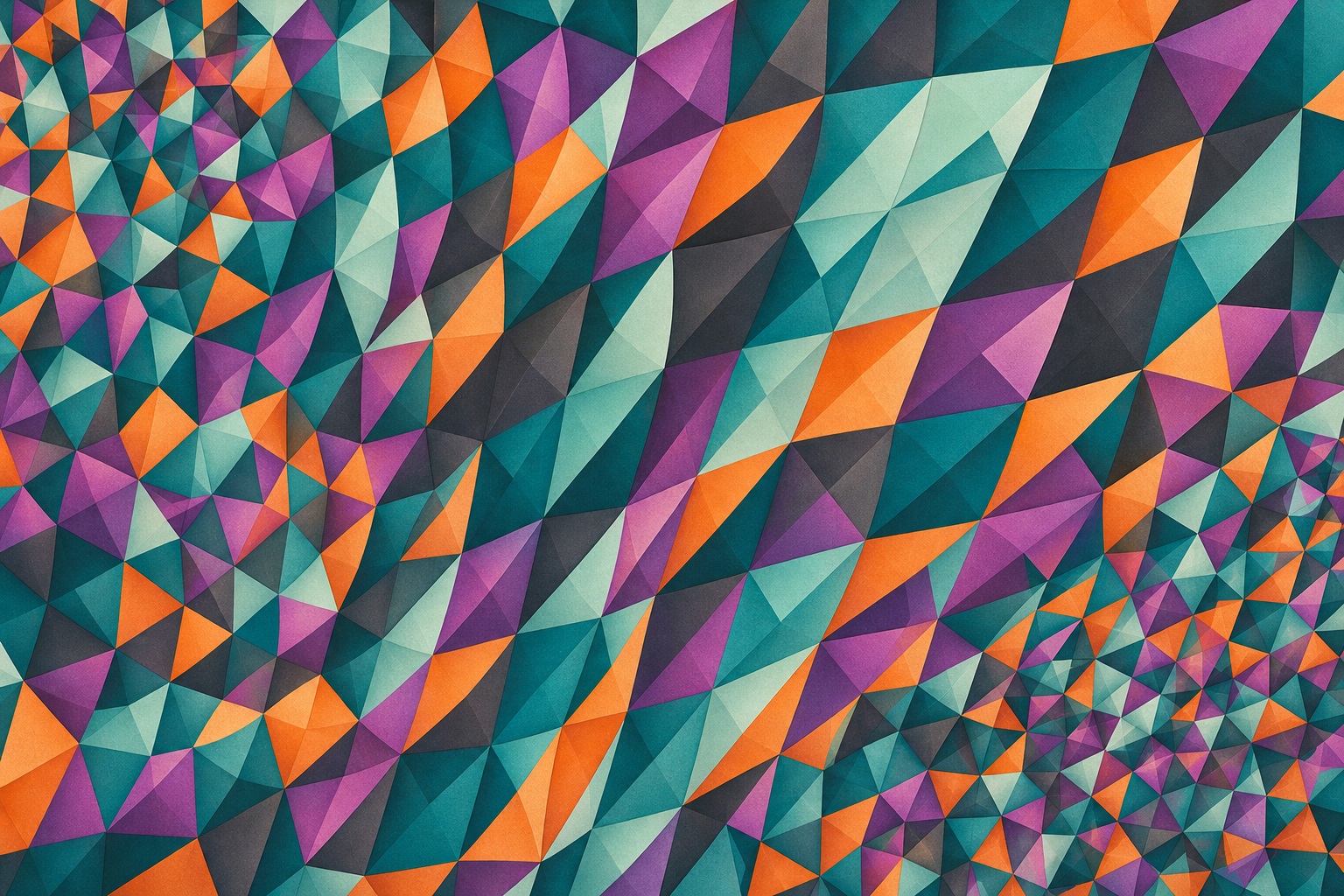 Preview for Teal Orchid Tangerine Geometric Background
