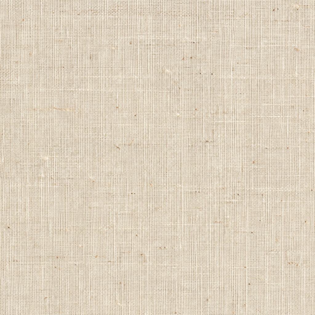 Neutral beige woven linen fabric texture with subtle crosshatch pattern