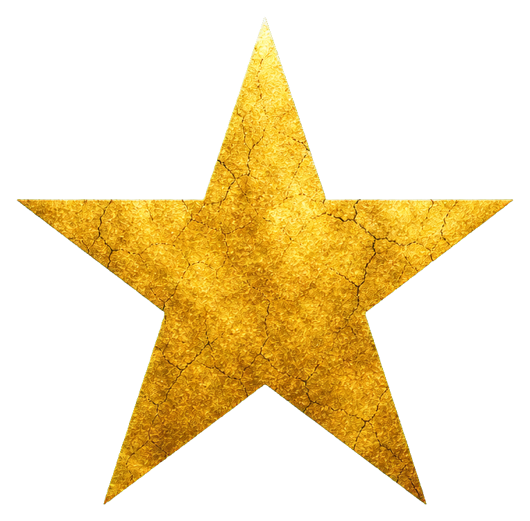 Preview for Gold Leaf Star Sticker