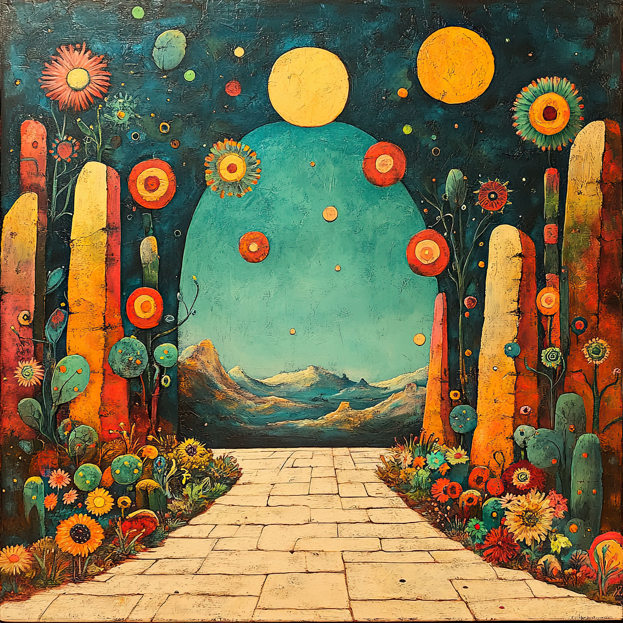 Preview for Surreal-pathway-to-horizon-whimsical-backdrop-background-f0f62
