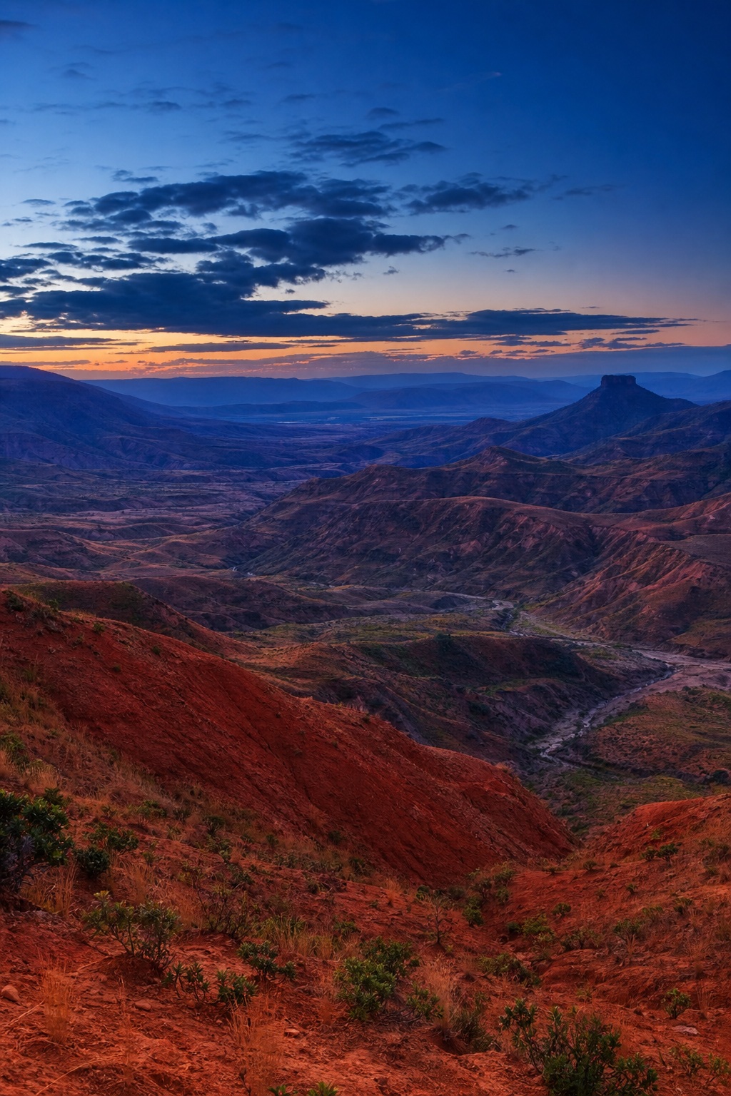 Preview for African Landscape Red Earth Valley Background