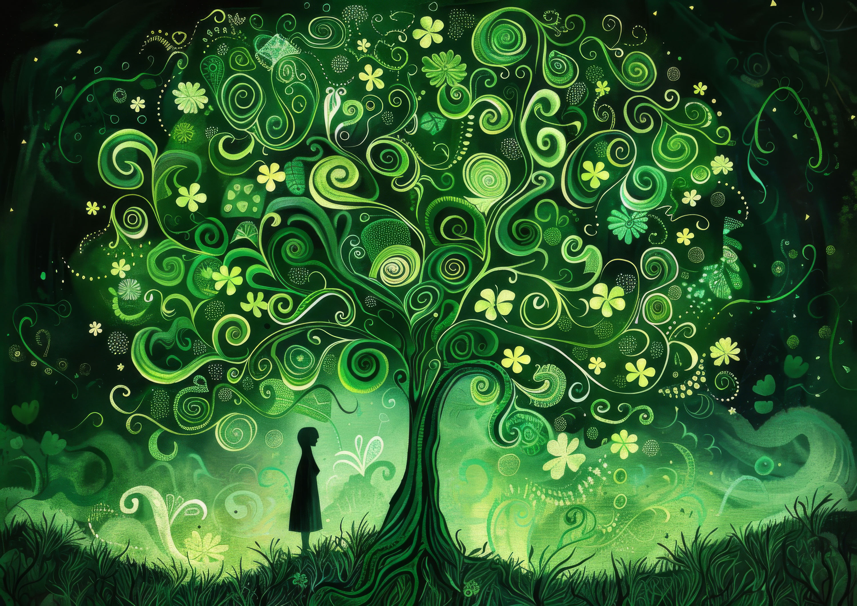 Preview for Whimsical-tree-illustration-st-patricks-background-743dd